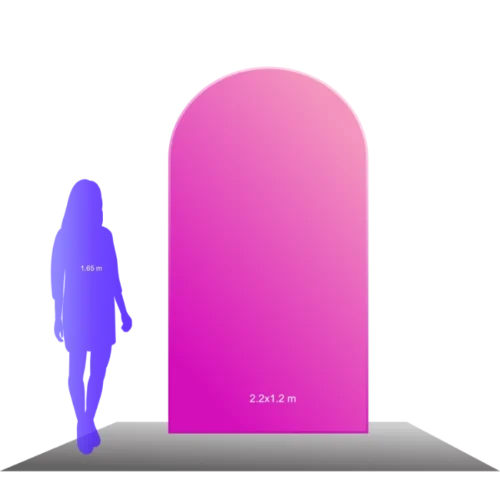 Funda vertical Punta Redonda - 2.2x1.2m, una cara