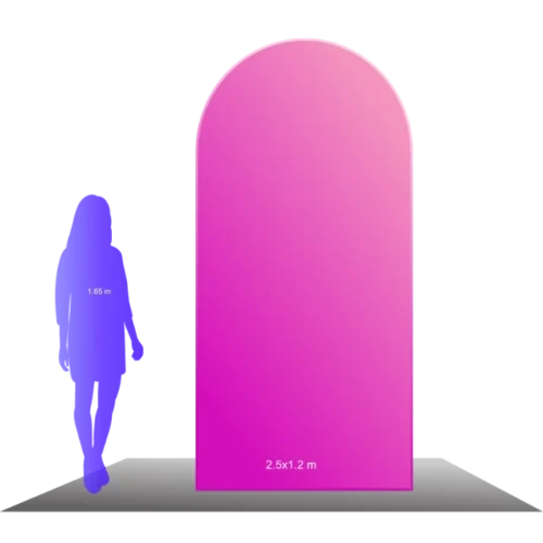 Funda vertical Punta Redonda - 2.5x1.2m, una cara